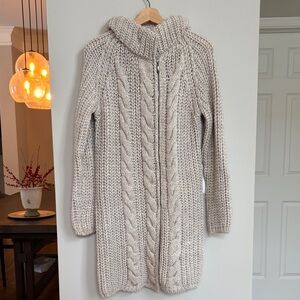 ElsaManda Cable Knit Sweater Coat‎